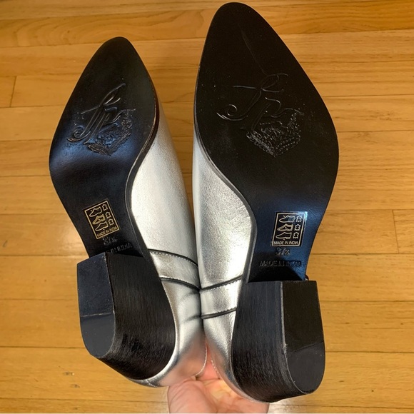 Free People Borderline Western Boots in Silver - Size 7.5 - Picture 8 of 11